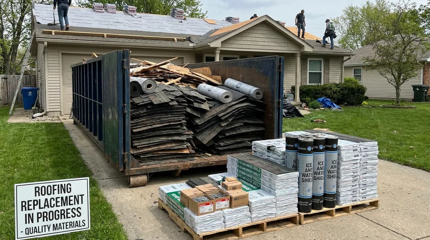 Roofing Debris